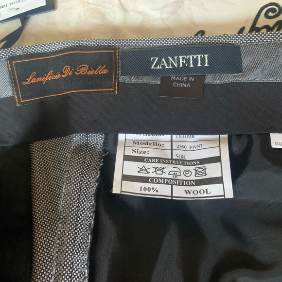 Mens 100% Wool Slacks - Picture 5 of 7